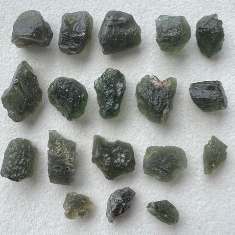 24g Wholesale Moldavite lot