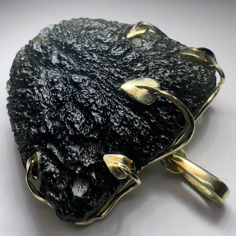 Gold Moldavite Pendant I 20.20g I Marouskovo Pole