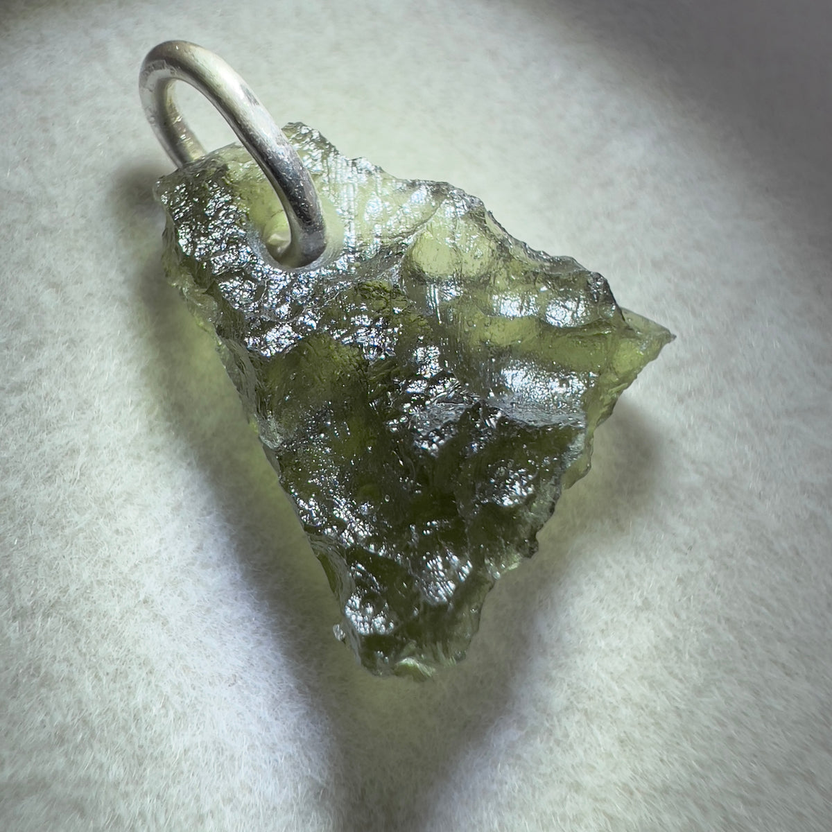 Moldavite Pendant | 1.17g | Chlum