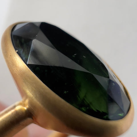 Gold Plated Sterling Silver Ring | Size 7 (O) | Chlum