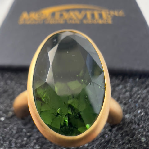 Gold Plated Sterling Silver Ring | Size 7 (O) | Chlum