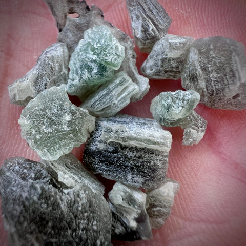 'Frosty' Moldavite Wholesale Lot | 5g | Bartochov