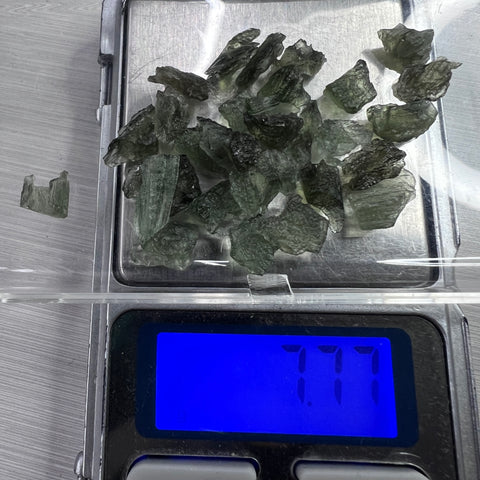 7.77g Moldavite Wholesale Lot