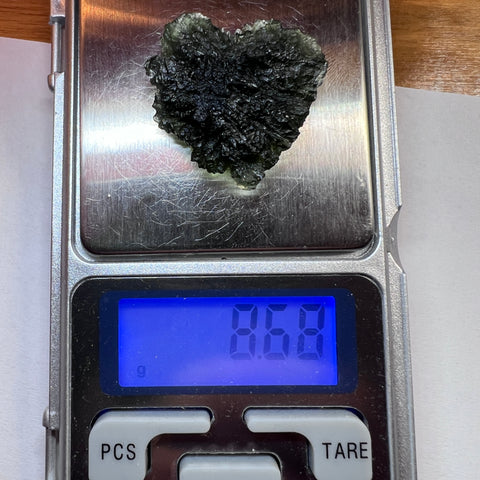 Natural Moldavite Heart I 8.69g I Maly Chlum