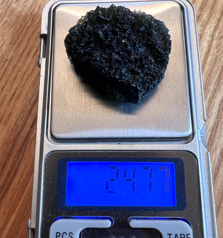 Besednice Moldavite I 24.77g I Besednice Sever (North)