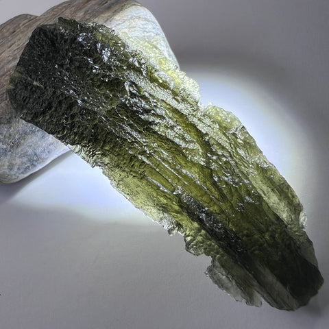 Angel Chime Moldavite | 23.47g | Marouskovo Pole