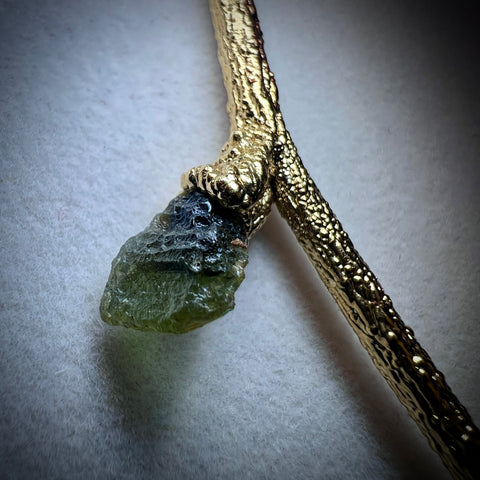 Gold-Plated "Branch" Necklace | 1.1g and 0.8g | Jakule