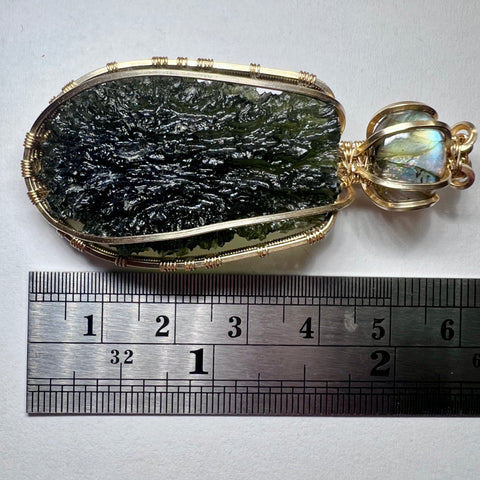 14k Gold-Fill pendant I 11.01g I Maly Chlum