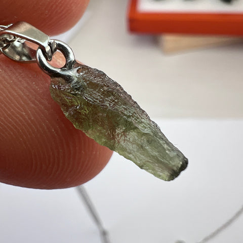 Moldavite Necklace 0.9g