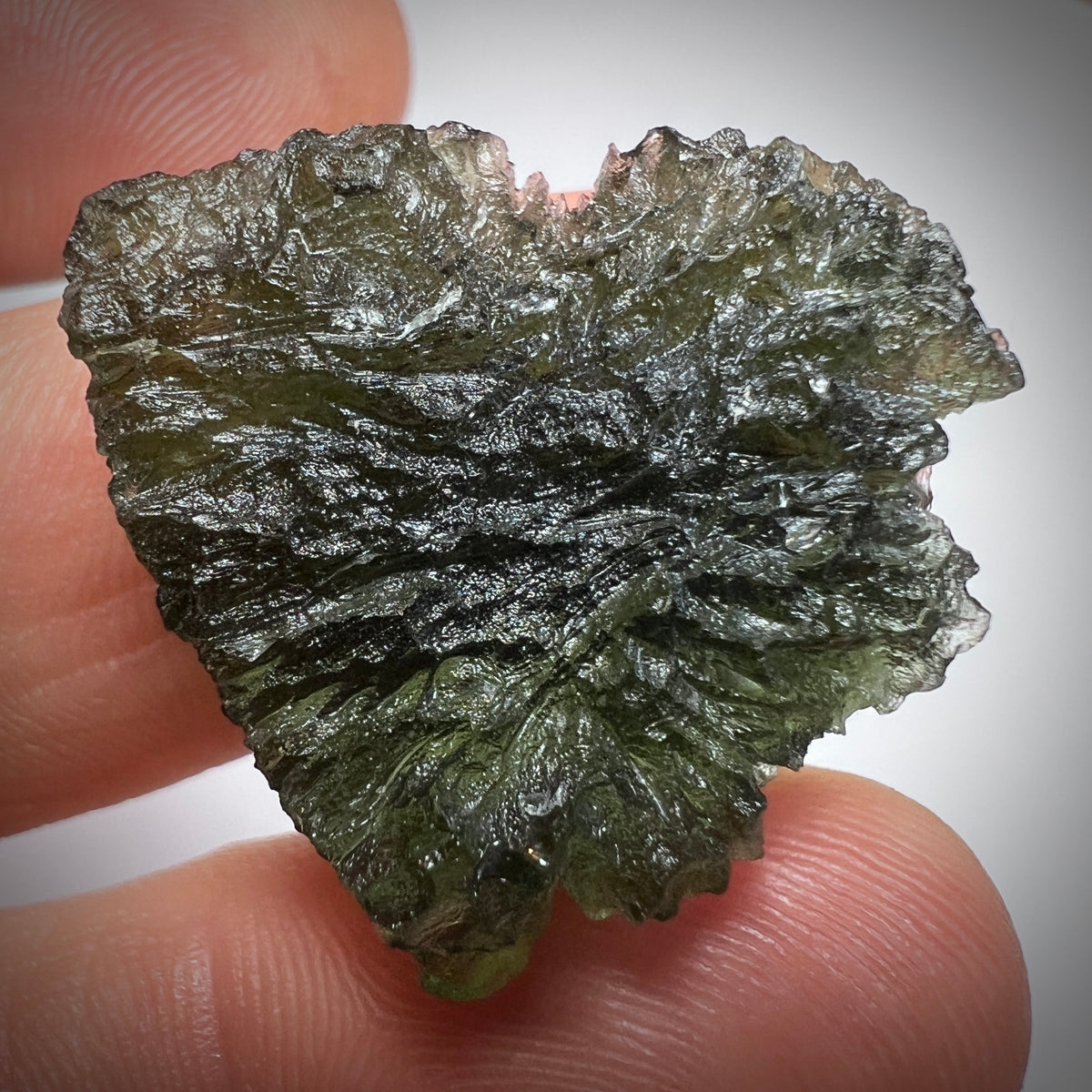 Natural Moldavite Heart I 8.69g I Maly Chlum