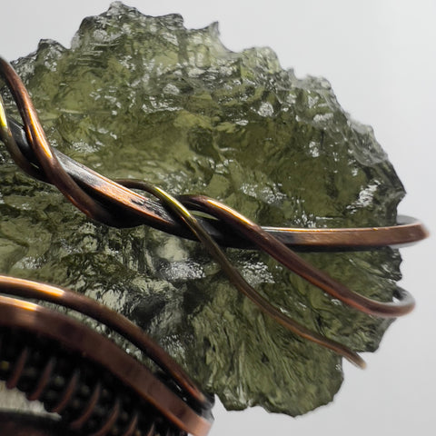 Moldaivte & LDG Copper pendant