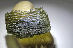 Moldavite 5.20gr - Pale, matte green