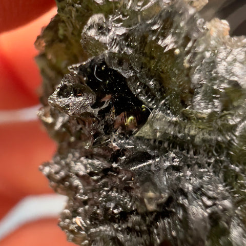 Maly Chlum Moldavite | 10.16g | Inner Bubble