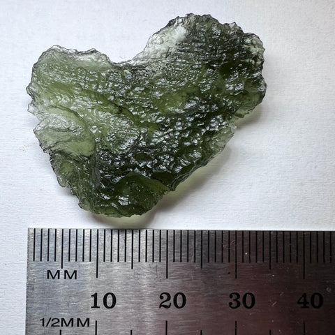 Natural Moldavite Heart I 5.28g I Marouskovo Pole