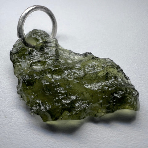 Sterling Silver Moldavite Pendant | 1.20g | Chlum