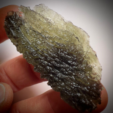 11.71g Angel Chime Moldavite - Marouskovo Pole (Hagstone)