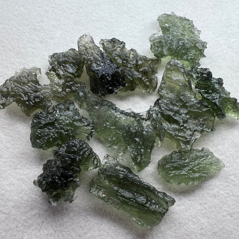 8.46g Wholesale Moldavite Lot.