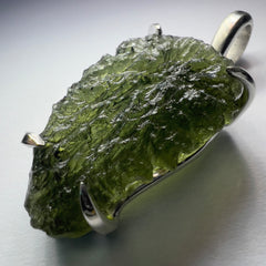 3.1g Moldavite Silver penant