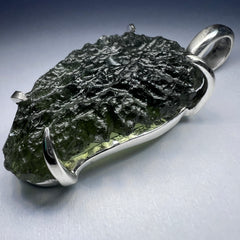 3.1g Moldavite Silver penant