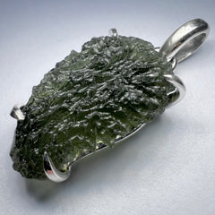3.1g Moldavite Silver penant