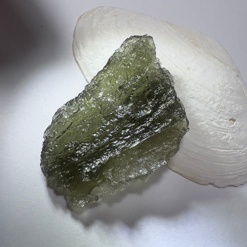 Natural Moldavite 'Hagstone' | 3.43g | Marouskovo Pole