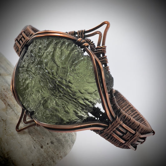 Copper Wire Wrapped Bracelet | 5.39g | Nesmen Les