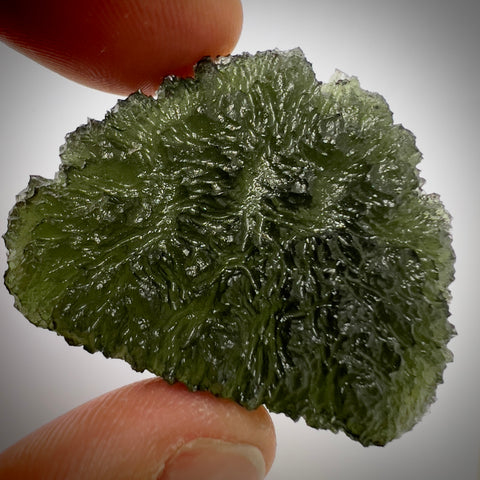 Premium Moldavite Specimen | 26.04g | Maly Chlum
