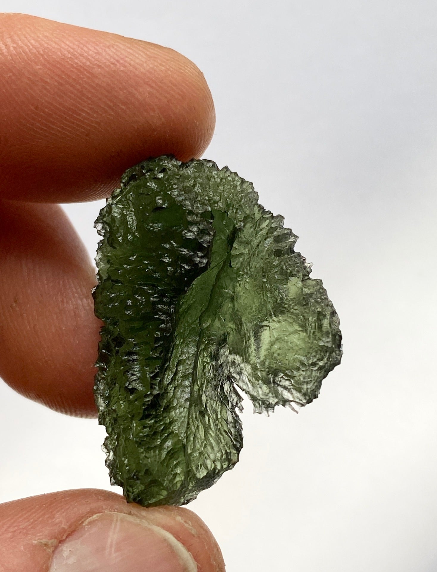 11.1g Moldavite, Nesmen