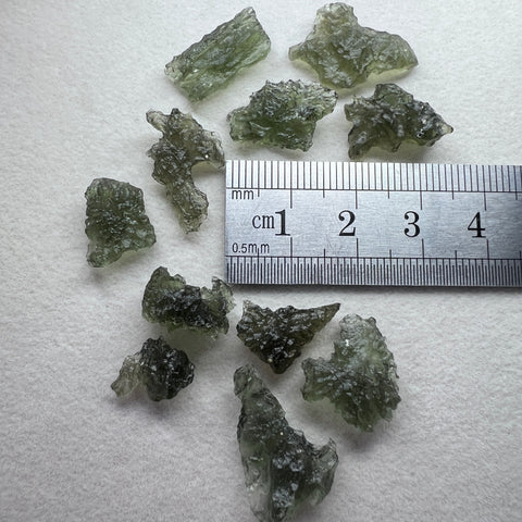 8.46g Wholesale Moldavite Lot.