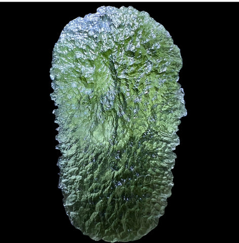 14k Gold-Fill Moldavite & Amethyst pendant - 10.49g.