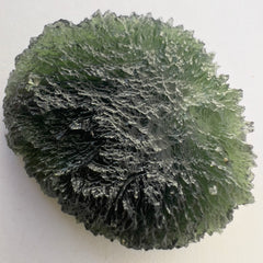 Magnificent Moldavite Disk from Nesmen Les — 22.95g