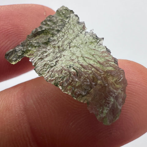 Raw moldavite | 1.29g | Marouskovo Pole