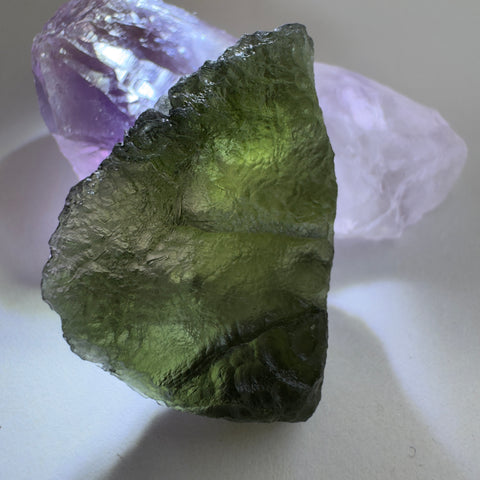 Raw Moldavite | 10.72g | Marouskovo Pole