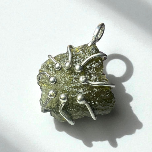 Moldavite & Silver Pendant 2.85g
