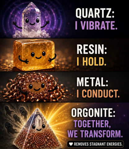 Orgone Generator Pyramid - Moldavite, Copper, Shungite & Quartz | 35–40mm | Chlum