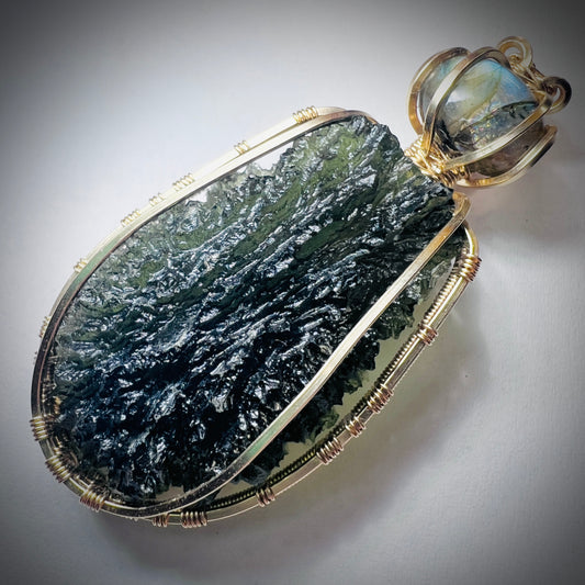 14k Gold-Fill pendant I 11.01g I Maly Chlum