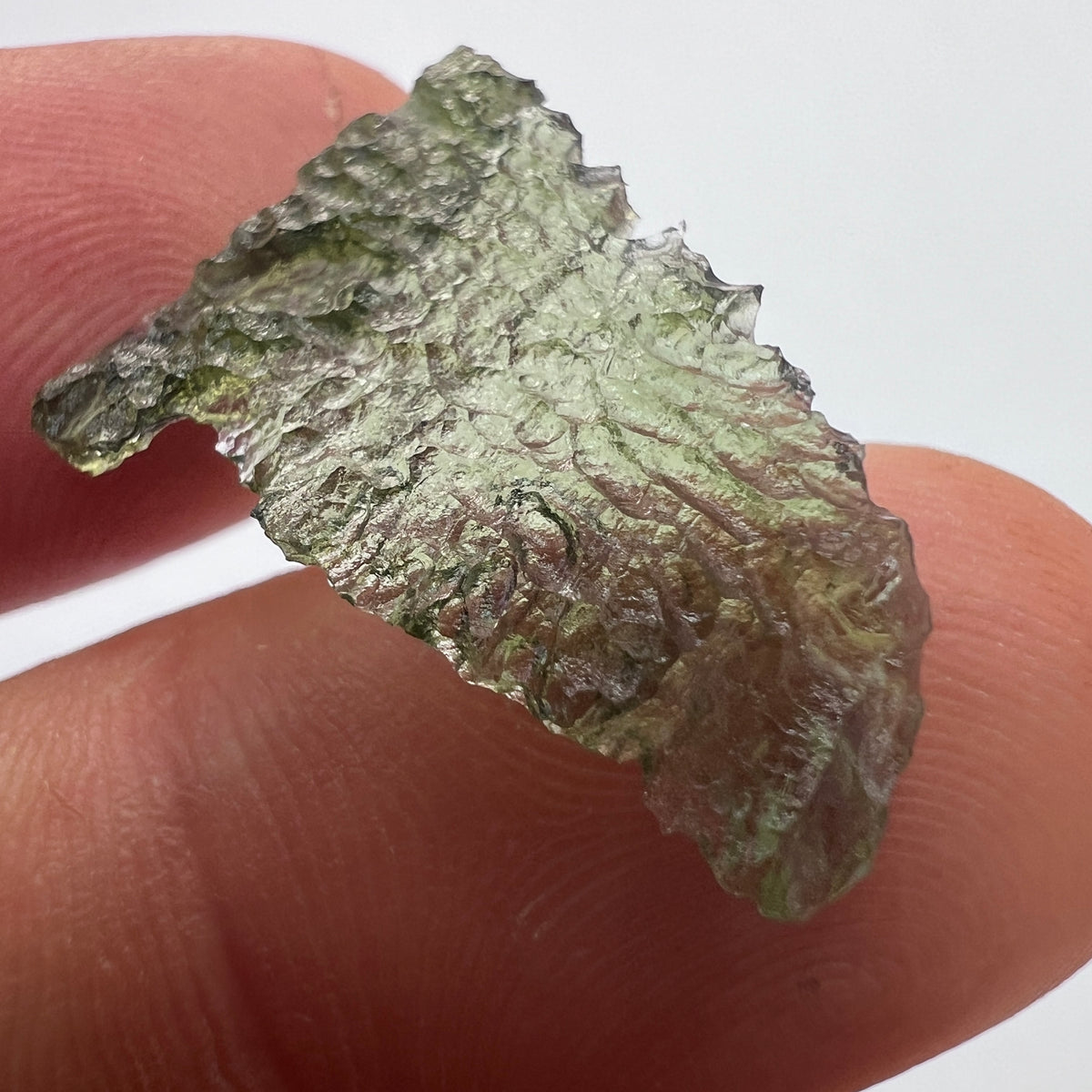 Raw moldavite | 1.29g | Marouskovo Pole