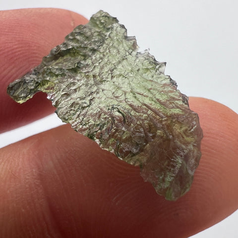 Raw moldavite | 1.29g | Marouskovo Pole