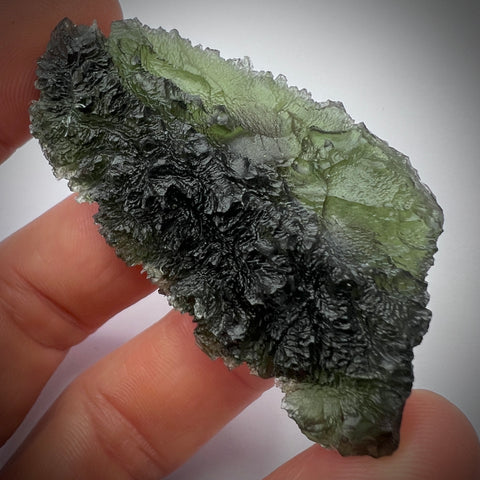Huge Natural Moldavite | 33.47g | Chrastany