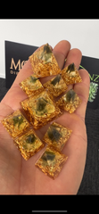Moldavite Orgone Generator Pyramid – 20mm