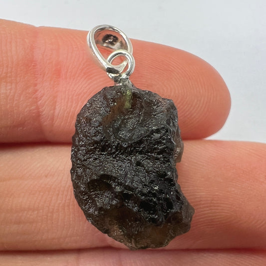1.98g Moldavite Silver Pendant