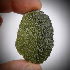Immaculate 17.7g Moldavite Specimen – Chlum Locality