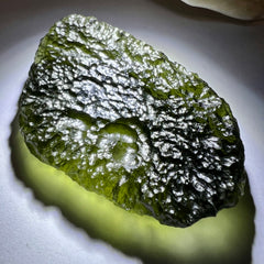 Immaculate 17.7g Moldavite Specimen – Chlum Locality