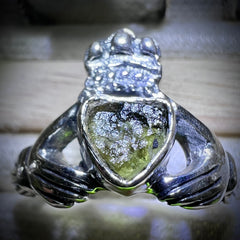 Claddagh Silver Ring (Size 7)