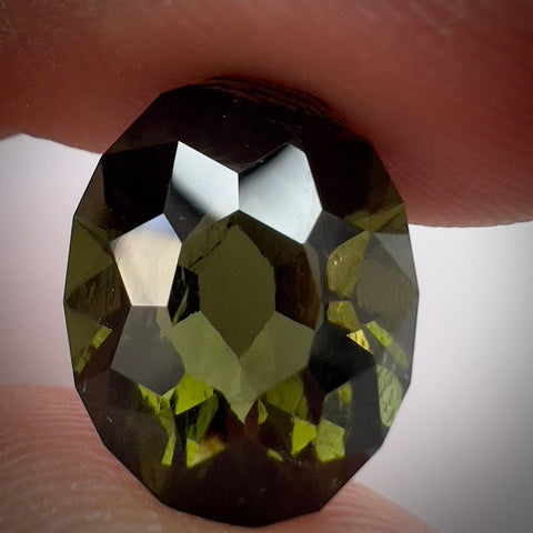 Exquisite "Oval" faceted Moldavite