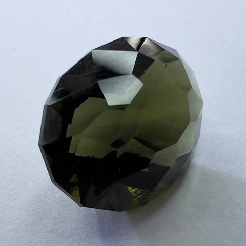 Exquisite "Oval" faceted Moldavite