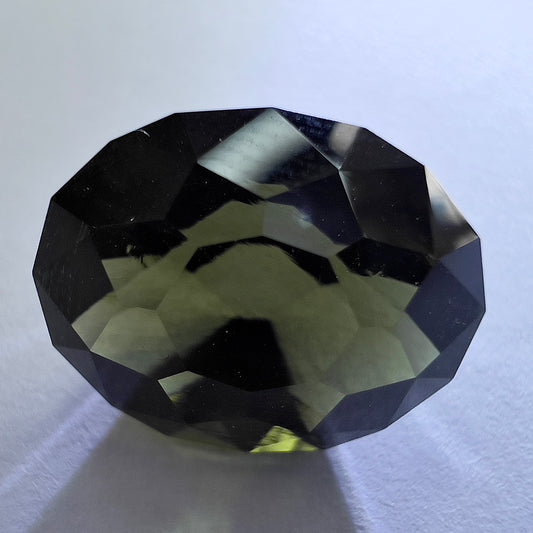 Exquisite "Oval" faceted Moldavite