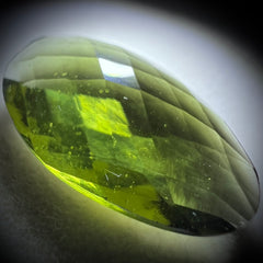 Faceted Moldavite Teardrop 9.45ct.