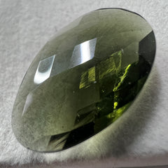 Faceted Moldavite Teardrop 9.45ct.