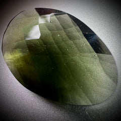 Faceted Moldavite Teardrop 9.45ct.